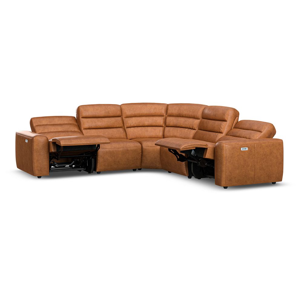 Cohen Group 3 ELectric Recliner in Virgo Cognac Leather 4