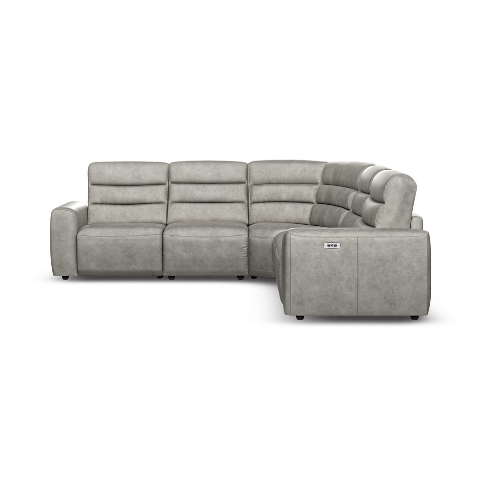 Cohen Group 3 ELectric Recliner in Virgo Platinum Leather 5