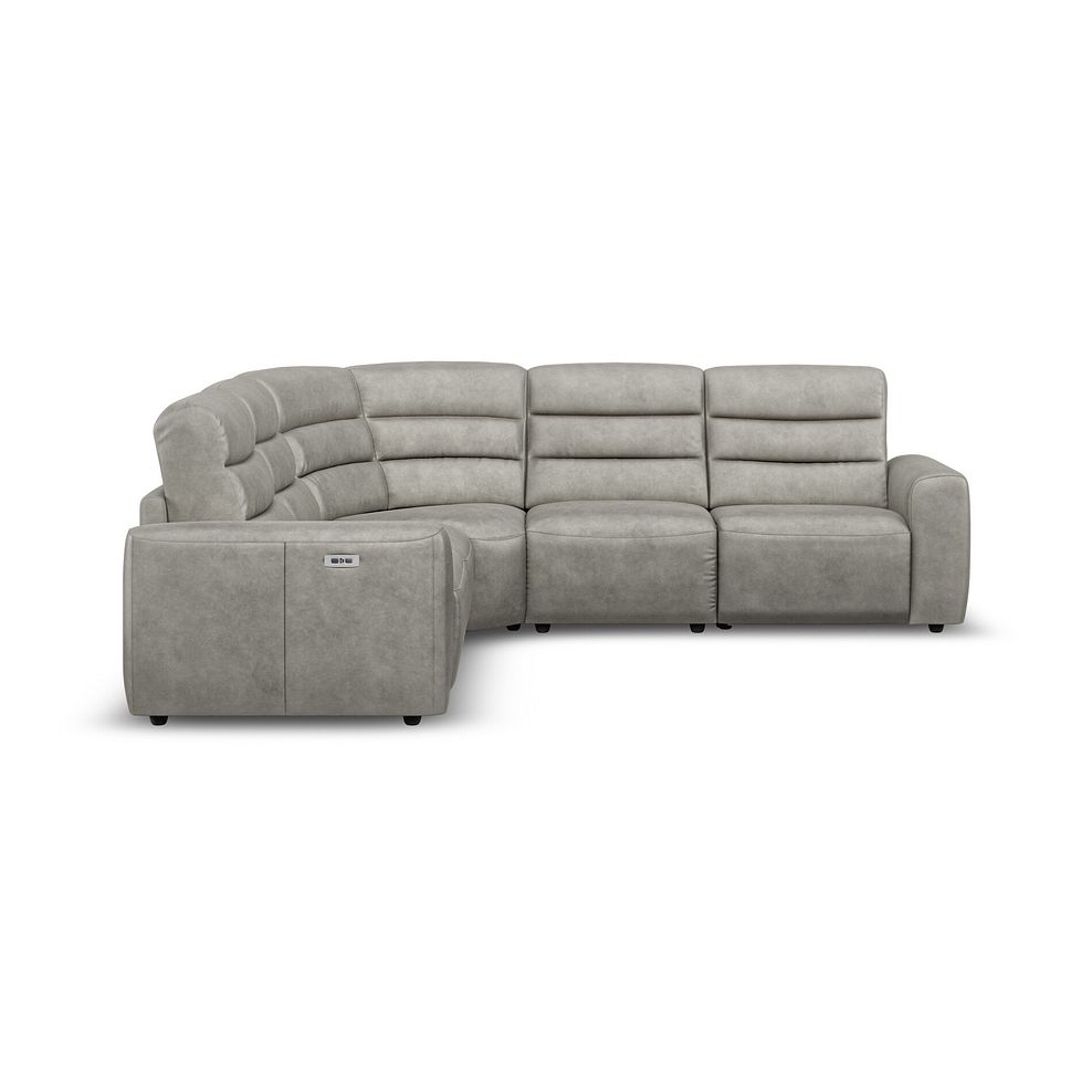 Cohen Group 3 ELectric Recliner in Virgo Platinum Leather 7