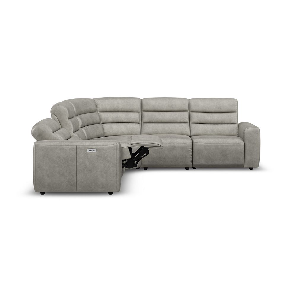 Cohen Group 3 ELectric Recliner in Virgo Platinum Leather 8