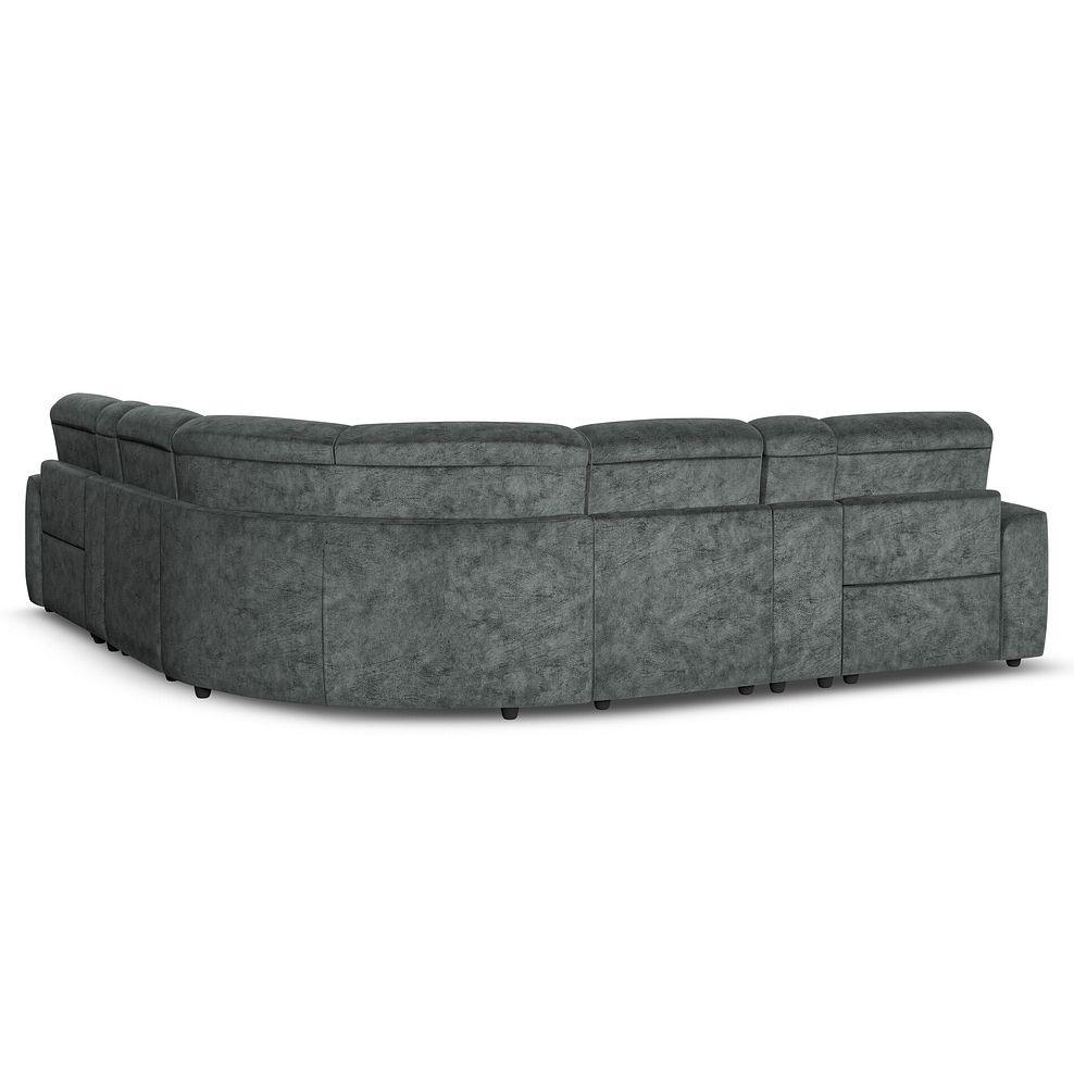 Cohen Group 3 Electric Recliner with 2 Consoles in Dapple Grey Fabric 6