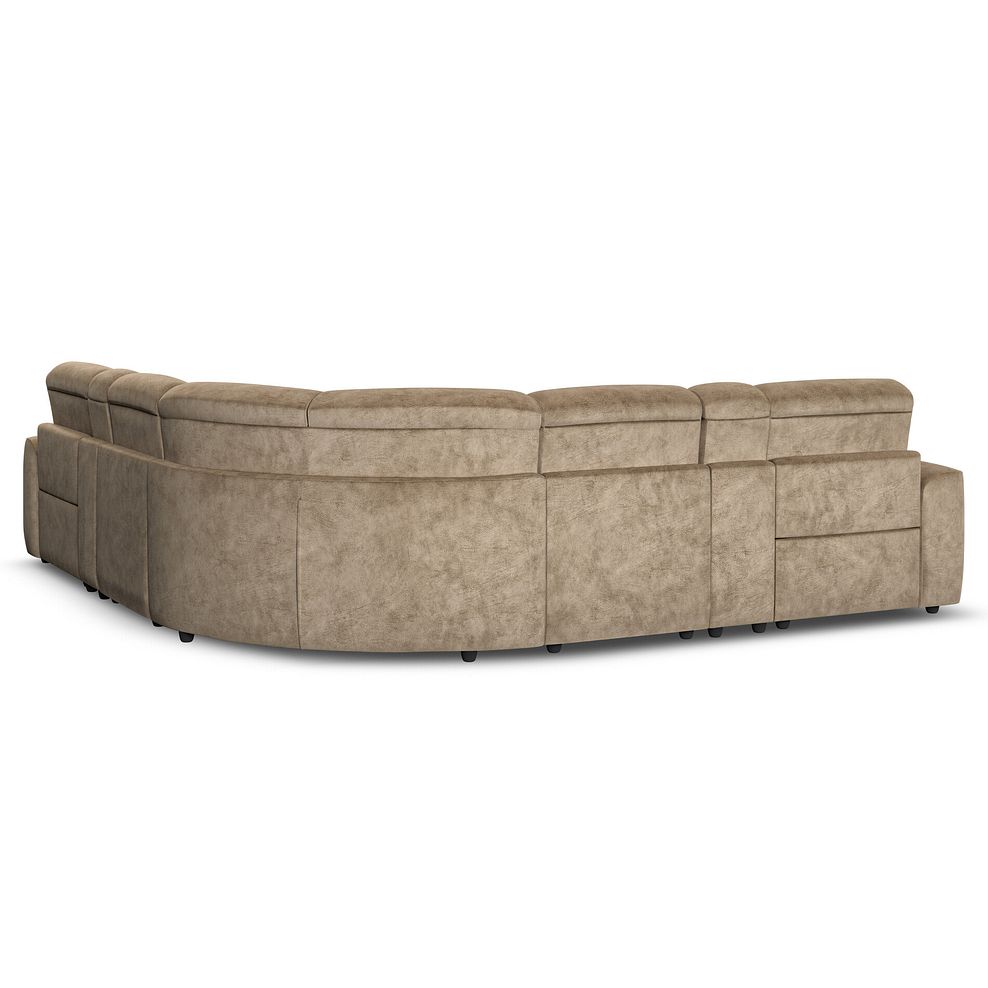 Cohen Group 3 Electric Recliner with 2 Consoles in Dapple Taupe Fabric 6