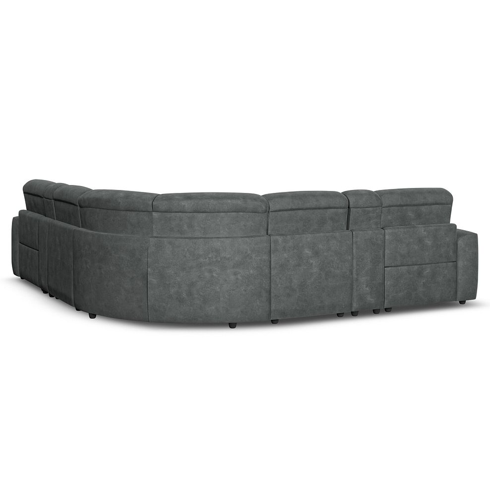 Cohen Group 3 Electric Recliner with 2 Consoles in Miller Grey Fabric 6