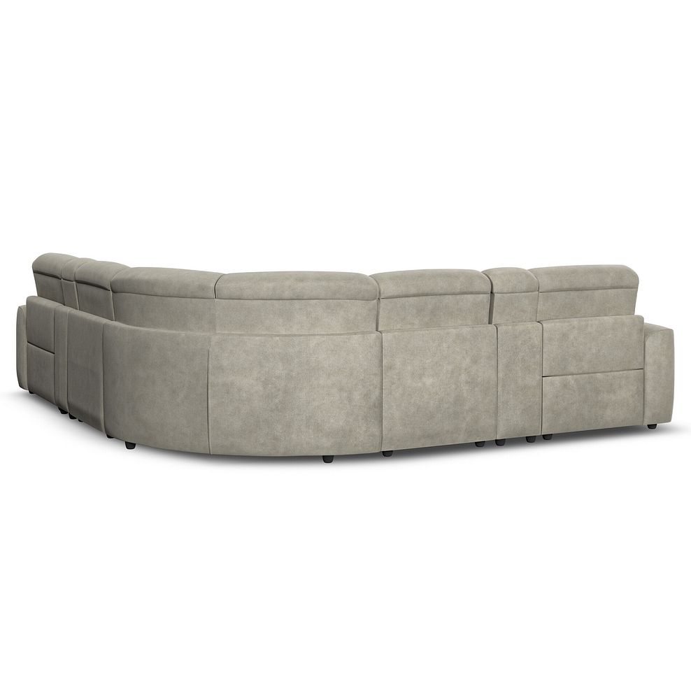 Cohen Group 3 Electric Recliner with 2 Consoles in Miller Taupe Fabric 6