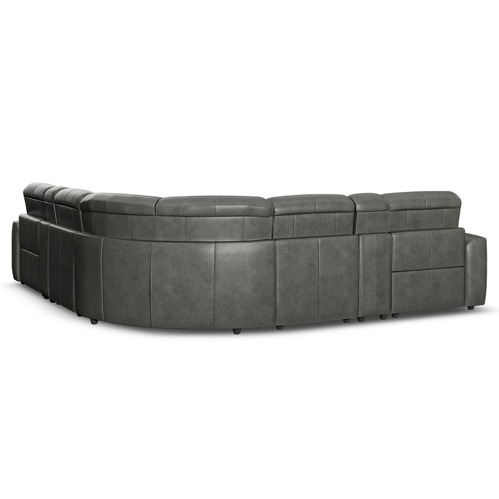 Cohen Group 3 Electric Recliner with 2 Consoles in Virgo Lead Leather 6