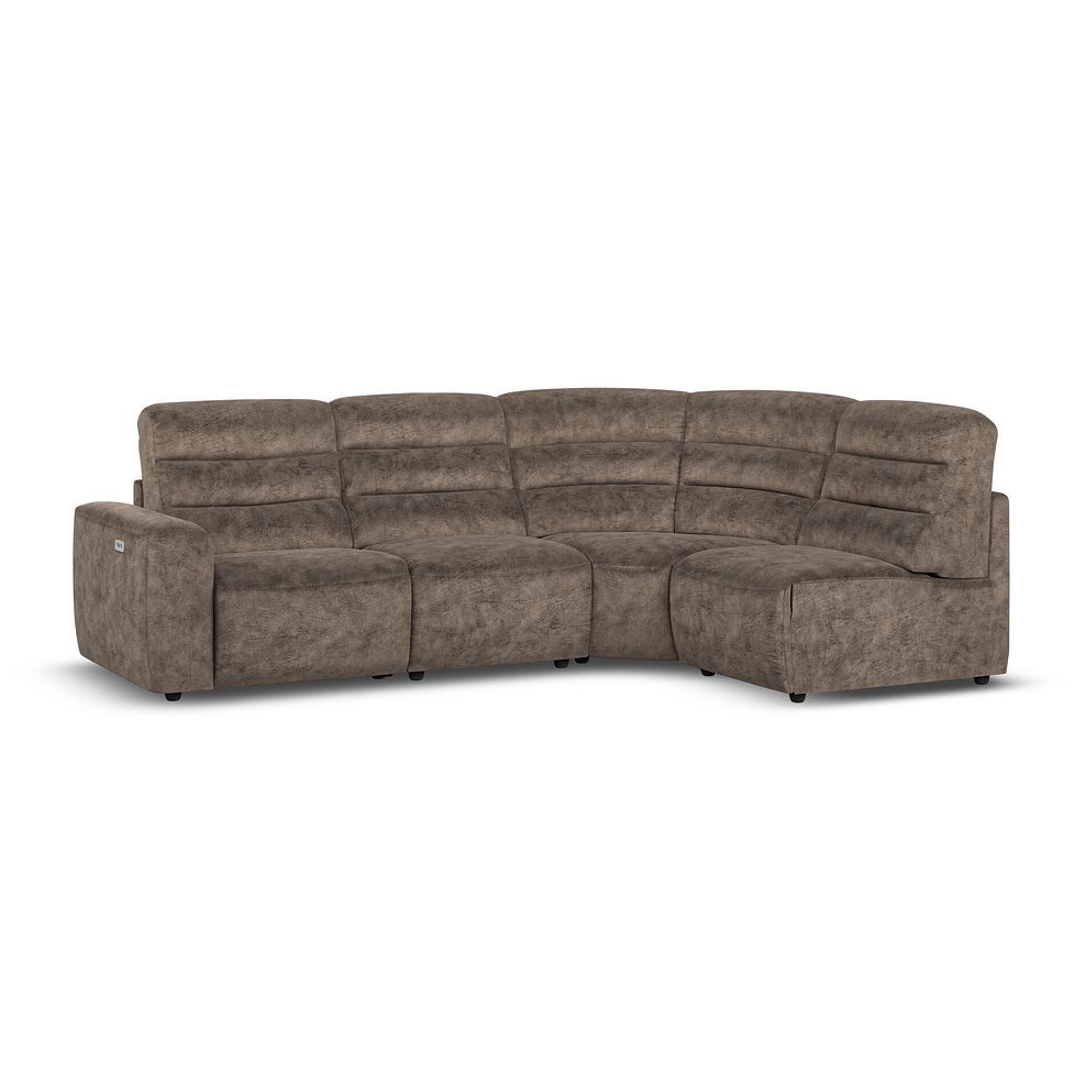 Cohen Group 4 Electric Recliner in Dapple Chocolate Fabric 1