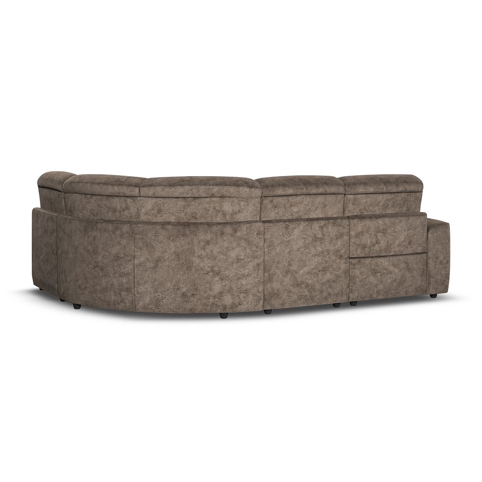 Cohen Group 4 Electric Recliner in Dapple Chocolate Fabric 5