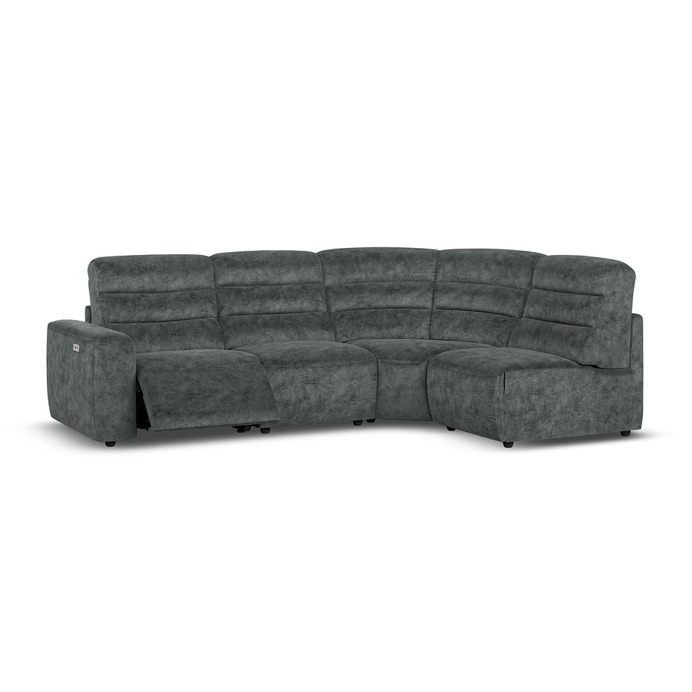 Cohen Group 4 Electric Recliner in Dapple Grey Fabric 2