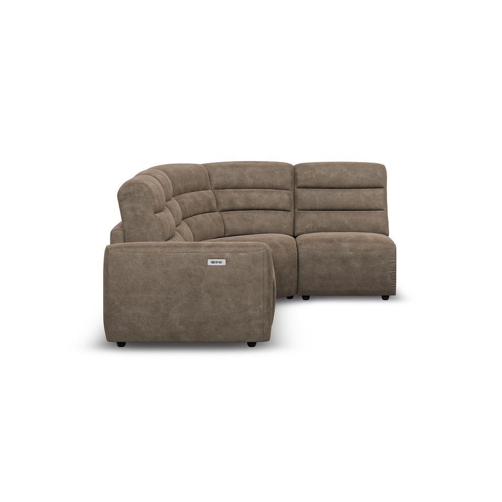 Cohen Group 4 Electric Recliner in Miller Earth Brown Fabric 6