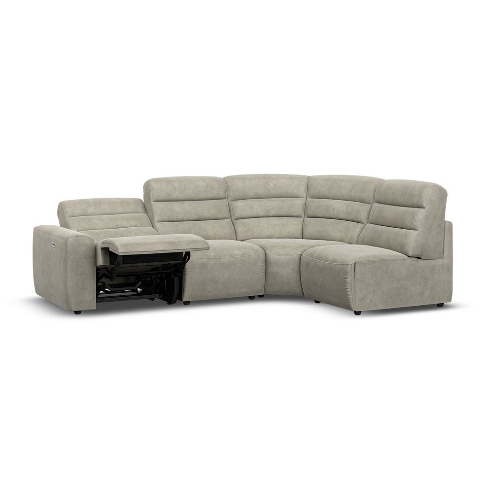 Cohen Group 4 Electric Recliner in Miller Taupe Fabric 3
