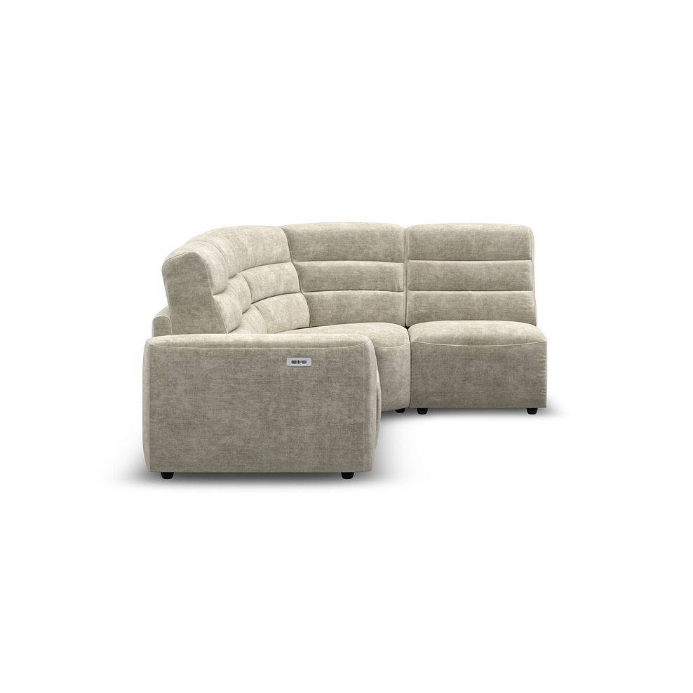 Cohen Group 4 Electric Recliner in Plush Beige Fabric 6