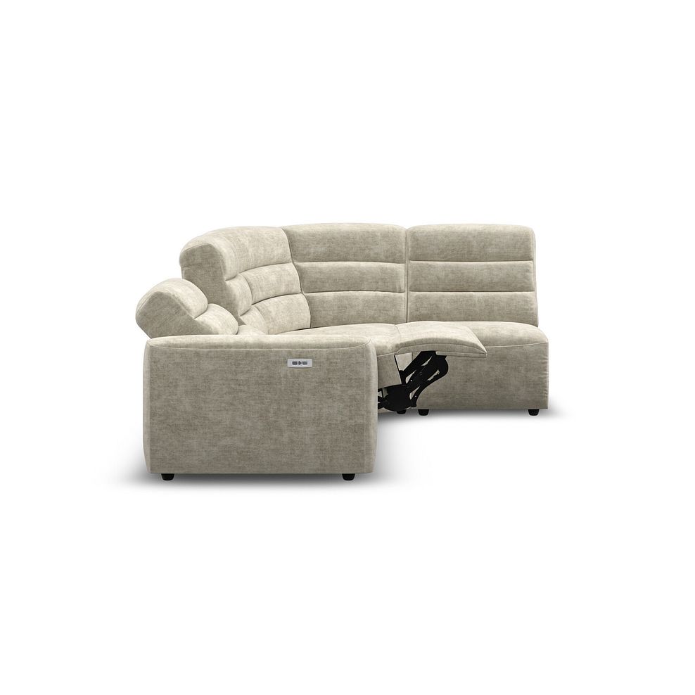 Cohen Group 4 Electric Recliner in Plush Beige Fabric 7