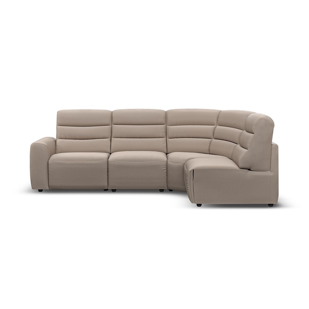 Cohen Group 4 ELectric Recliner in Virgo Buff Leather 4