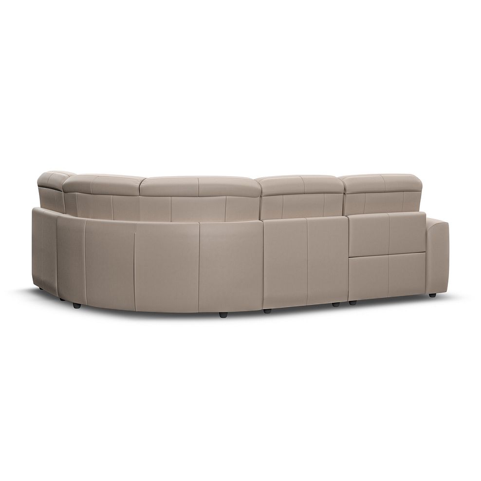 Cohen Group 4 ELectric Recliner in Virgo Buff Leather 5