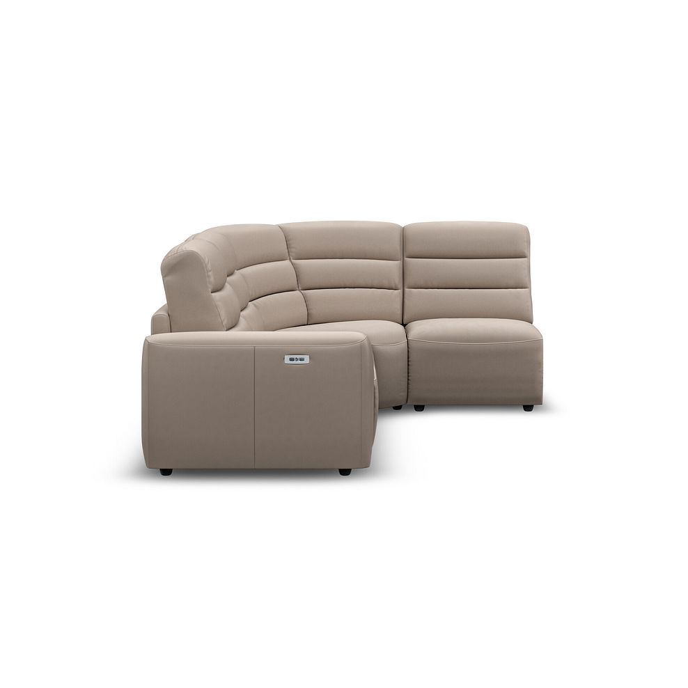 Cohen Group 4 ELectric Recliner in Virgo Buff Leather 6