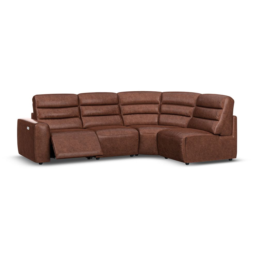 Cohen Group 4 ELectric Recliner in Virgo Chestnut Leather 2