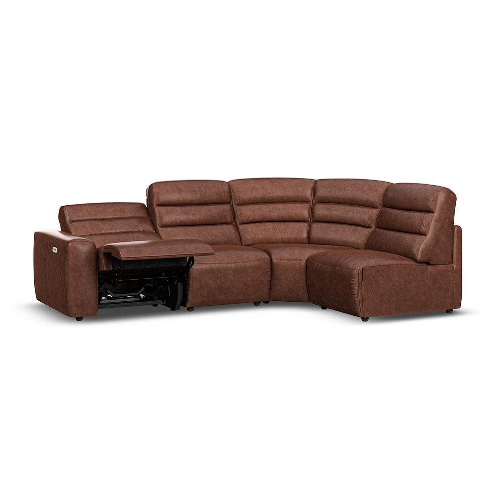 Cohen Group 4 ELectric Recliner in Virgo Chestnut Leather 3