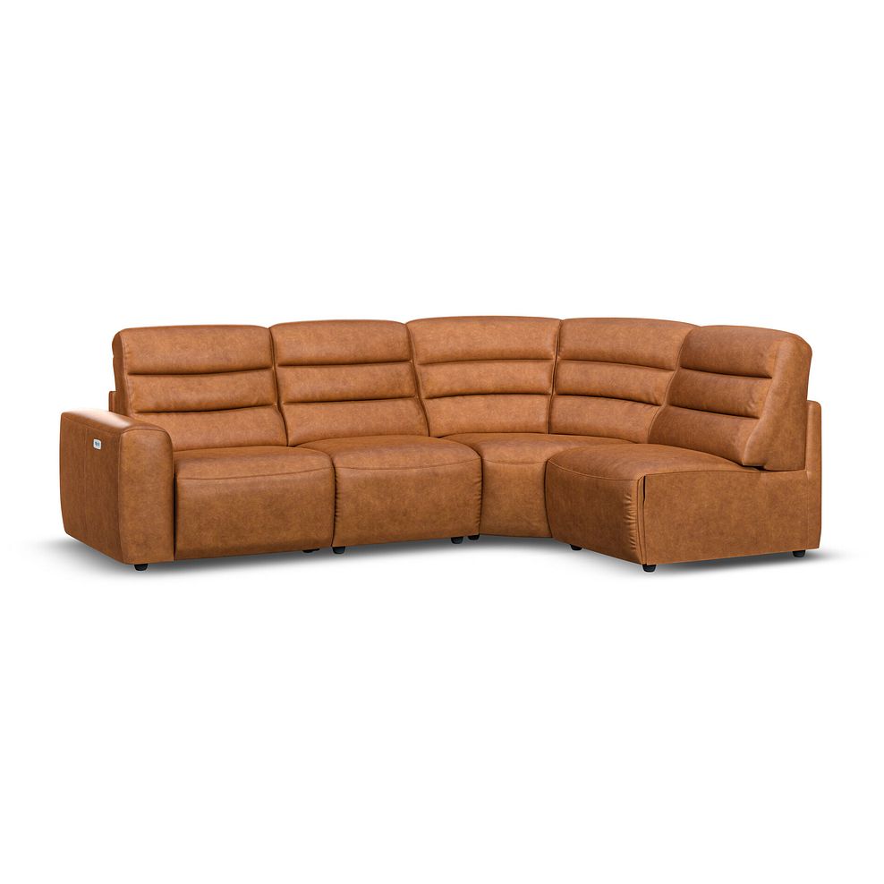 Cohen Group 4 ELectric Recliner in Virgo Cognac Leather 1