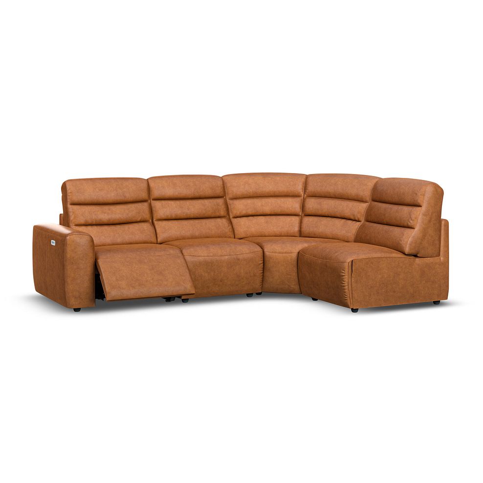 Cohen Group 4 ELectric Recliner in Virgo Cognac Leather 2