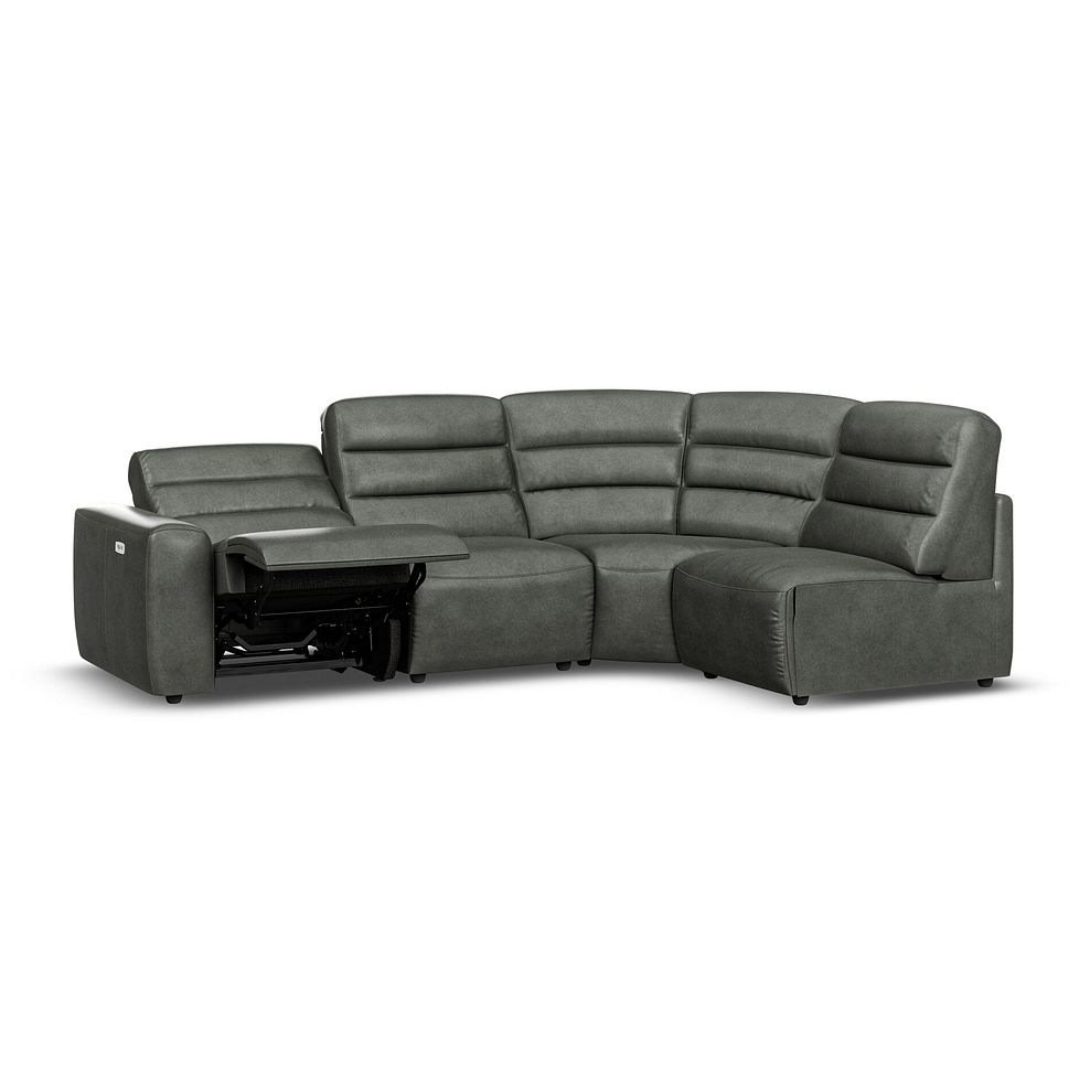 Cohen Group 4 ELectric Recliner in Virgo Lead Leather 3
