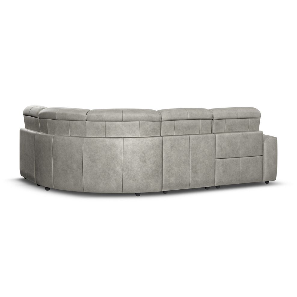 Cohen Group 4 ELectric Recliner in Virgo Platinum Leather 5