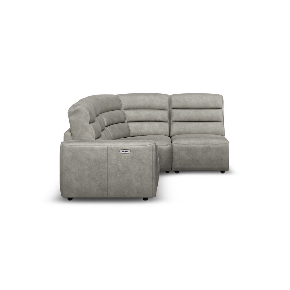 Cohen Group 4 ELectric Recliner in Virgo Platinum Leather 6