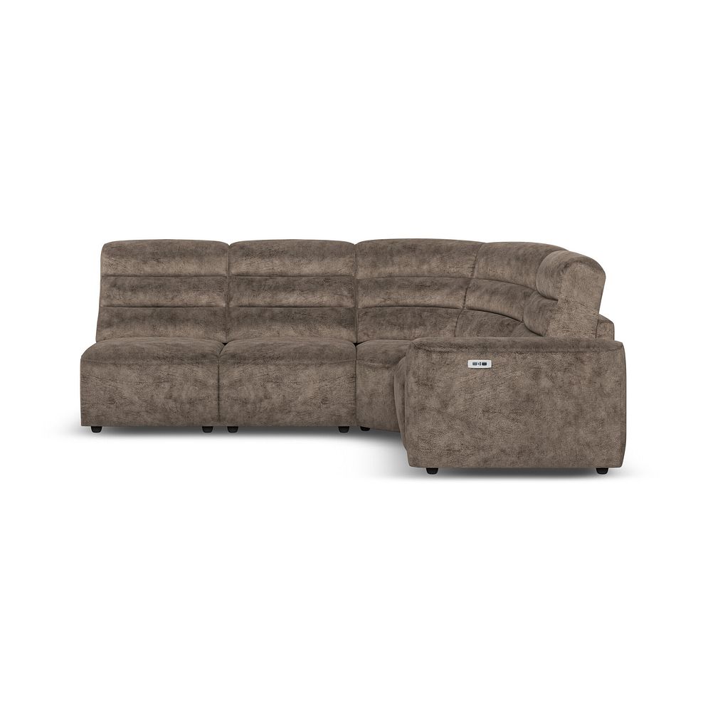 Cohen Group 5 Electric Recliner in  Dapple Chocolate Fabric 4