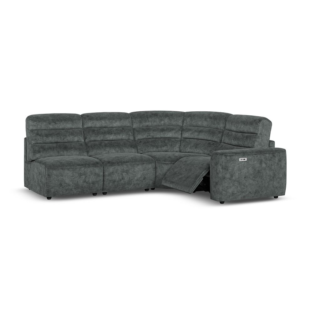 Cohen Group 5 Electric Recliner in Dapple Grey Fabric 2