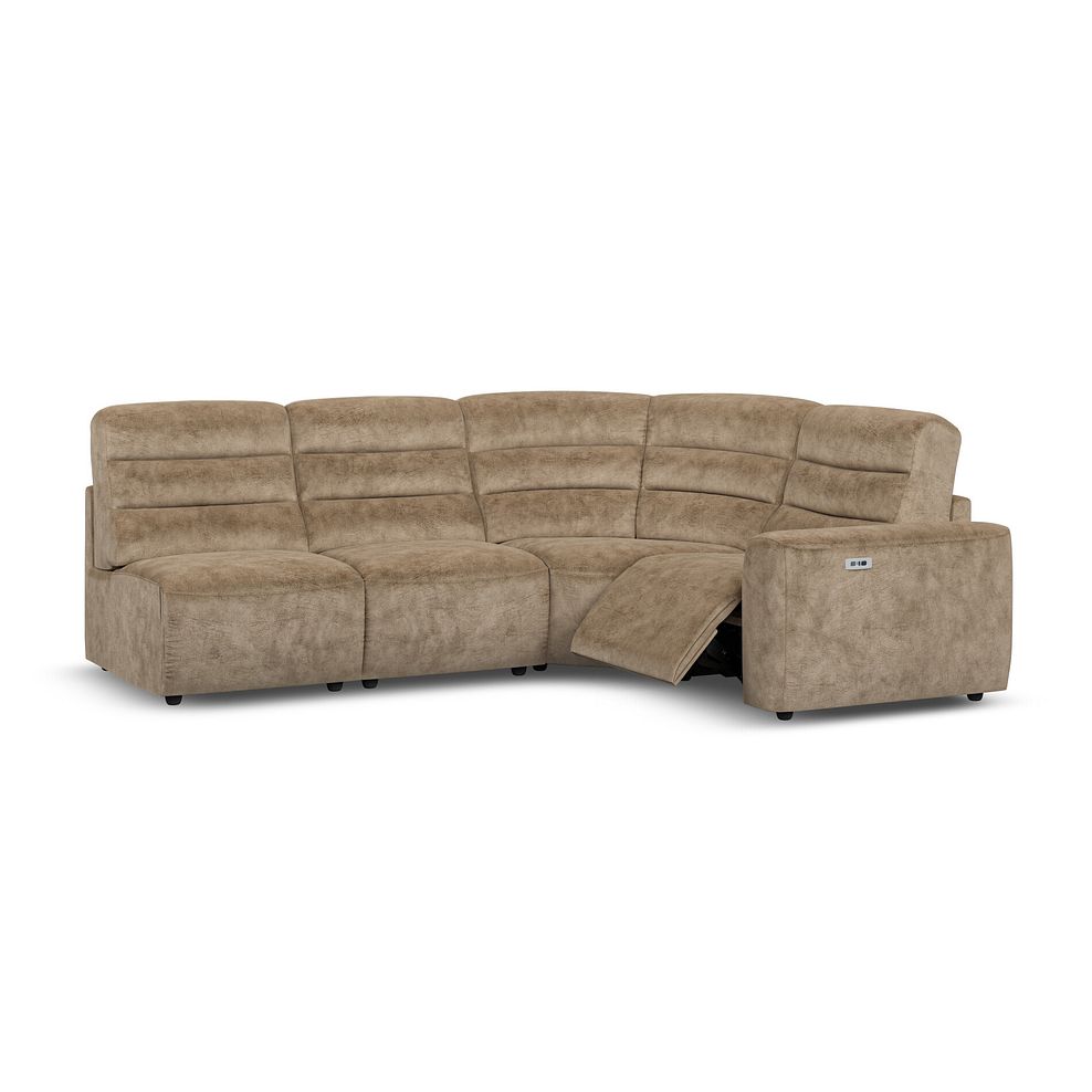 Cohen Group 5 Electric Recliner in Dapple Taupe Fabric 2