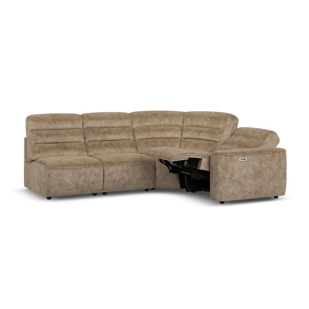 Cohen Group 5 Electric Recliner in Dapple Taupe Fabric 3