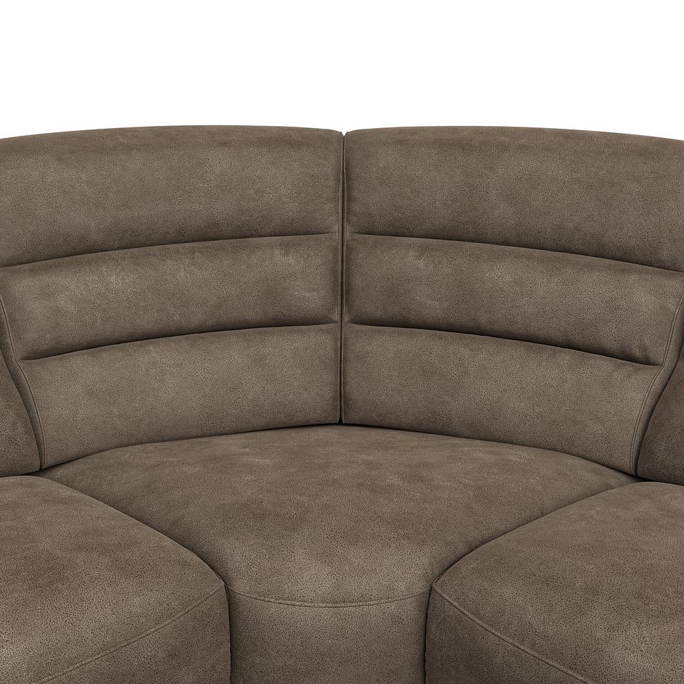 Cohen Group 5 Electric Recliner in Miller Earth Brown Fabric 8