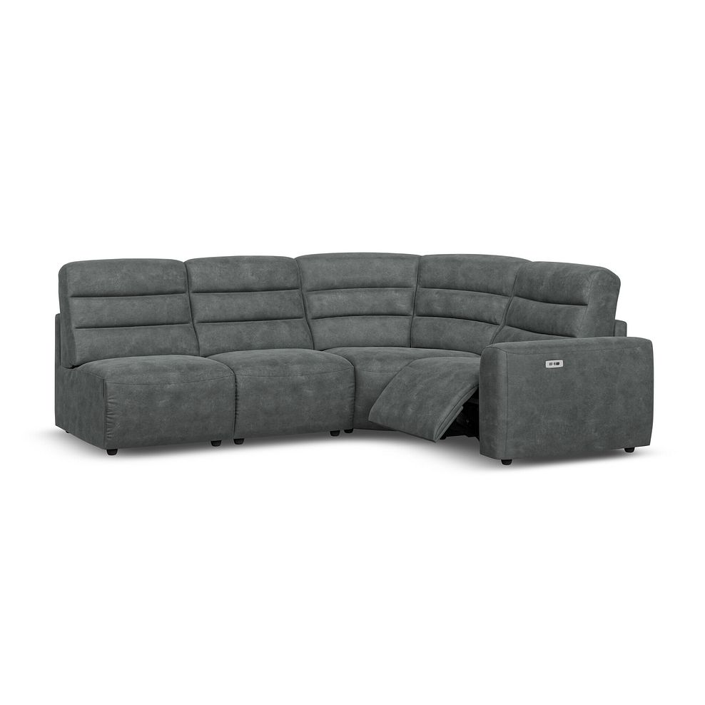 Cohen Group 5 Electric Recliner in Miller Grey Fabric 2