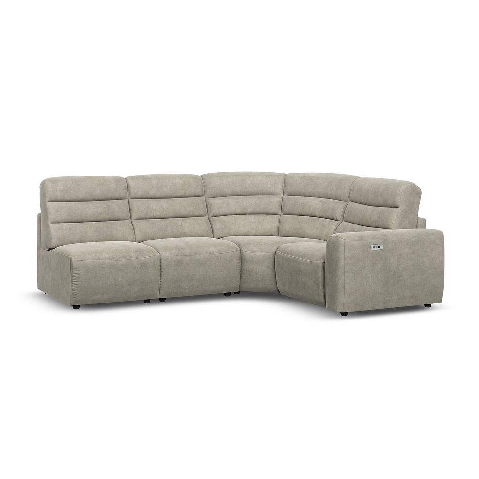 Cohen Group 5 Electric Recliner in Miller Taupe Fabric 1