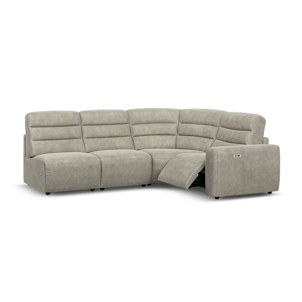 Cohen Group 5 Electric Recliner in Miller Taupe Fabric 2