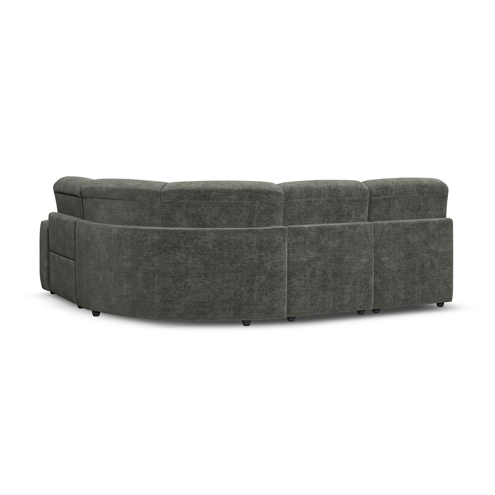 Cohen Group 5 Electric Recliner in Plush Charcoal Fabric 5