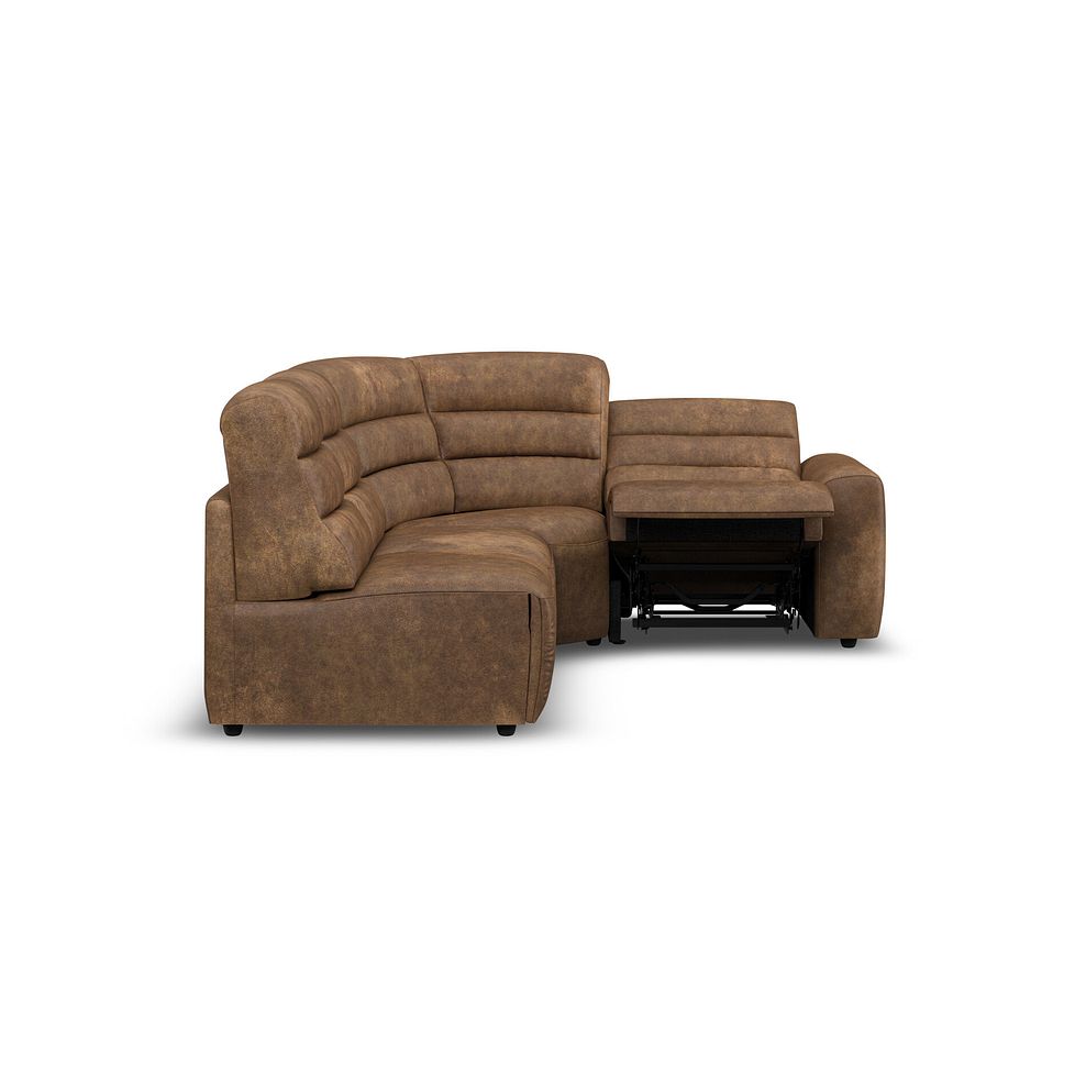 Cohen Group 5 Electric Recliner in Ranch Brown Fabric 7