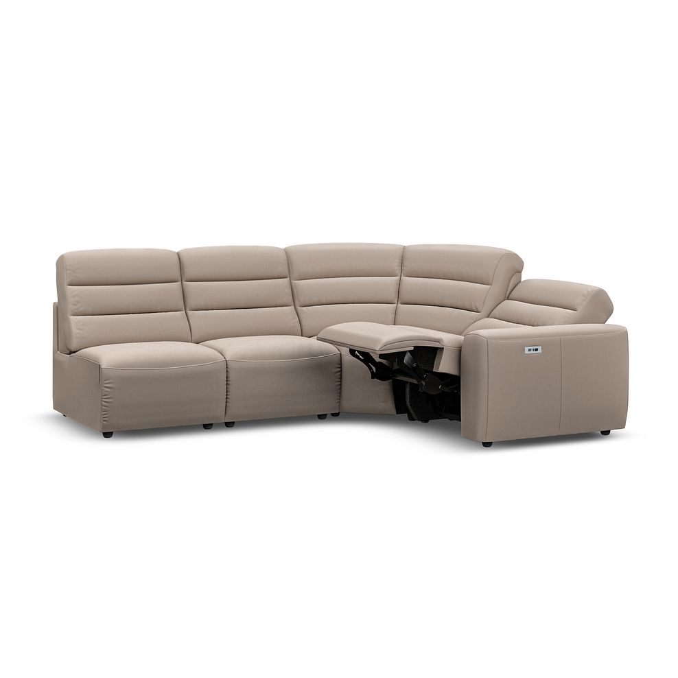 Cohen Group 5 ELectric Recliner in Virgo Buff Leather 3