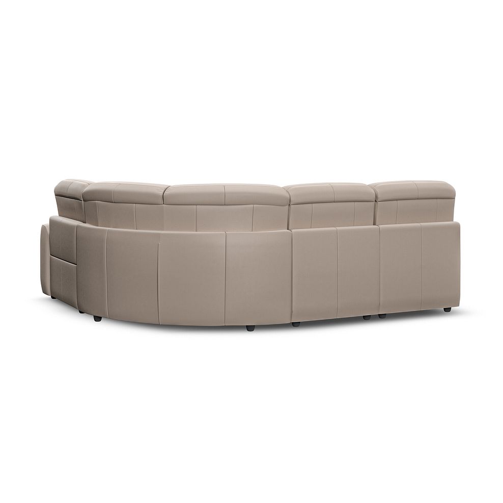 Cohen Group 5 ELectric Recliner in Virgo Buff Leather 5