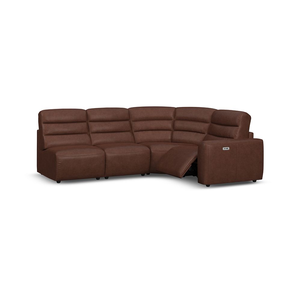 Cohen Group 5 ELectric Recliner in Virgo Chestnut Leather 2