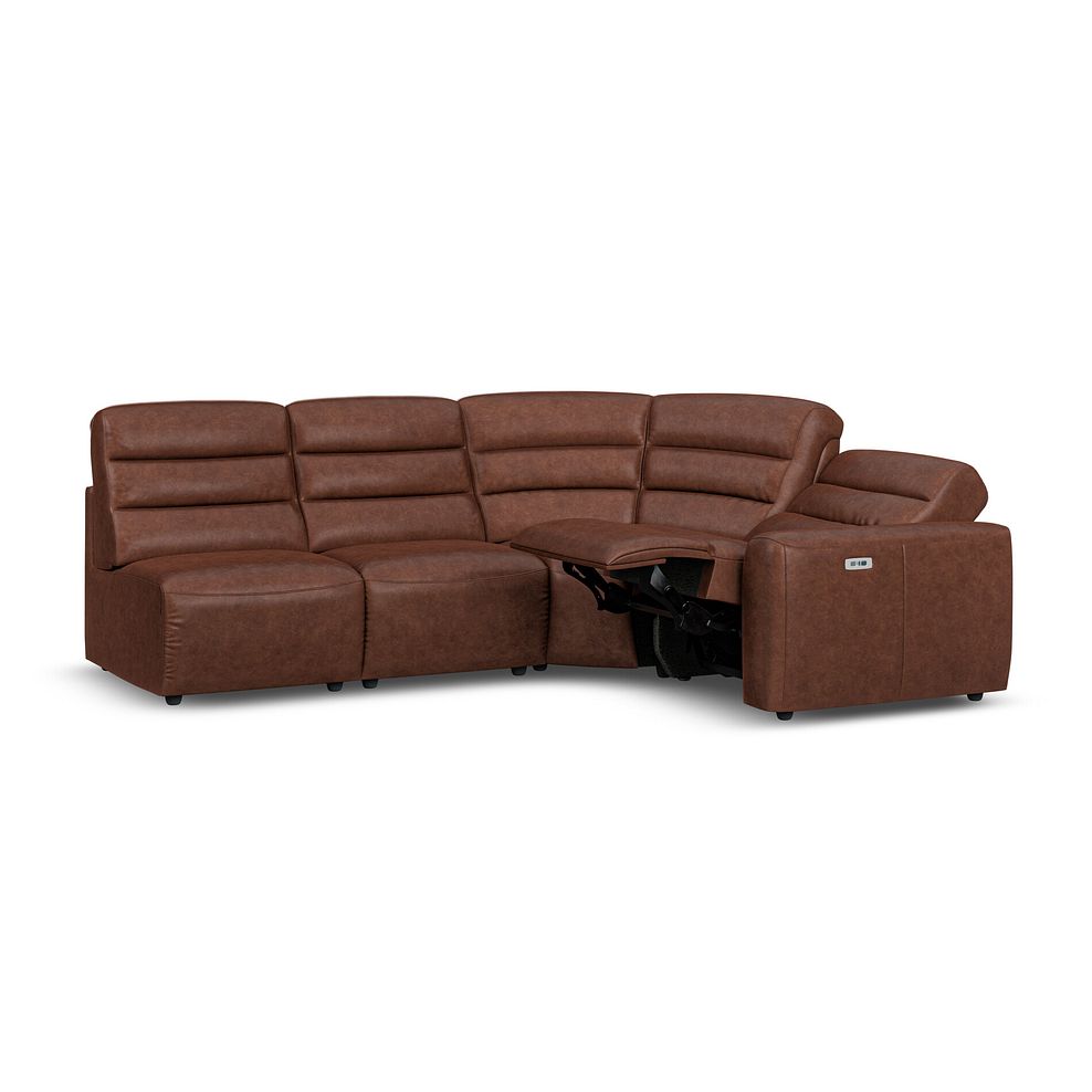 Cohen Group 5 ELectric Recliner in Virgo Chestnut Leather 3