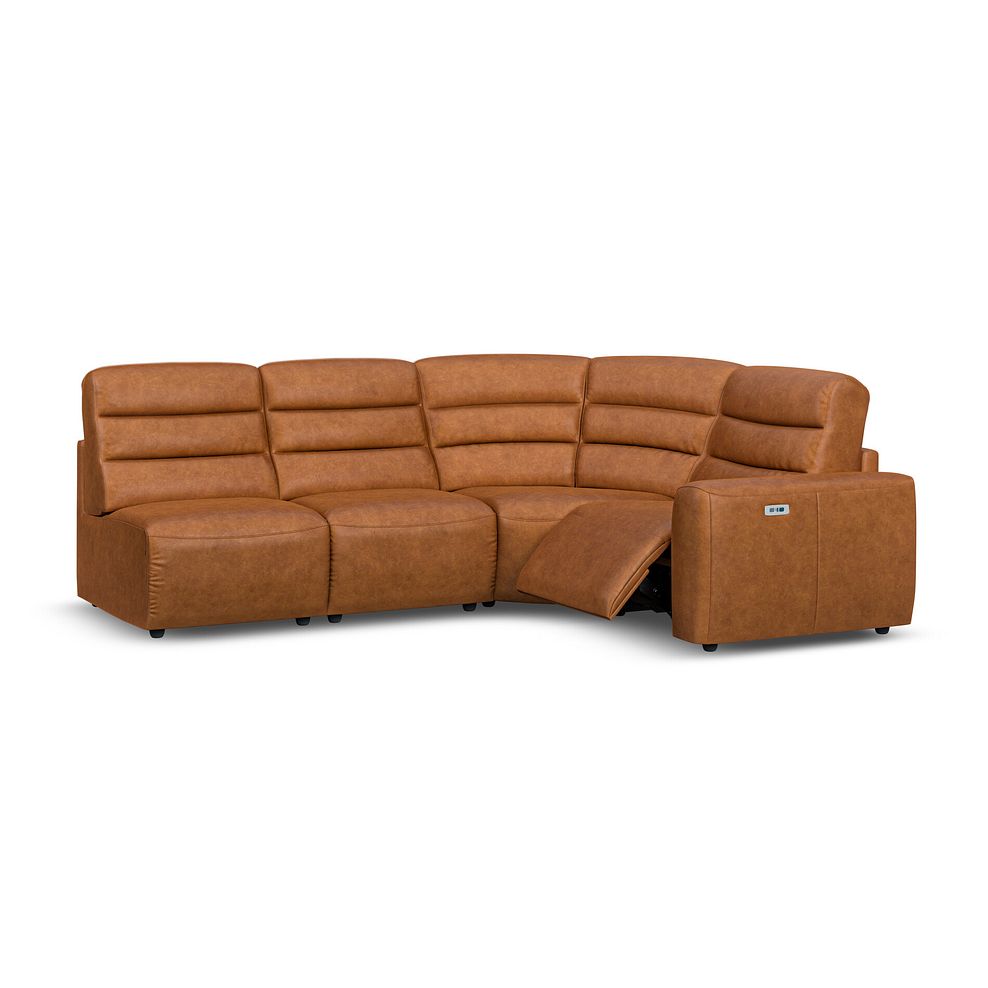 Cohen Group 5 ELectric Recliner in Virgo Cognac Leather 2