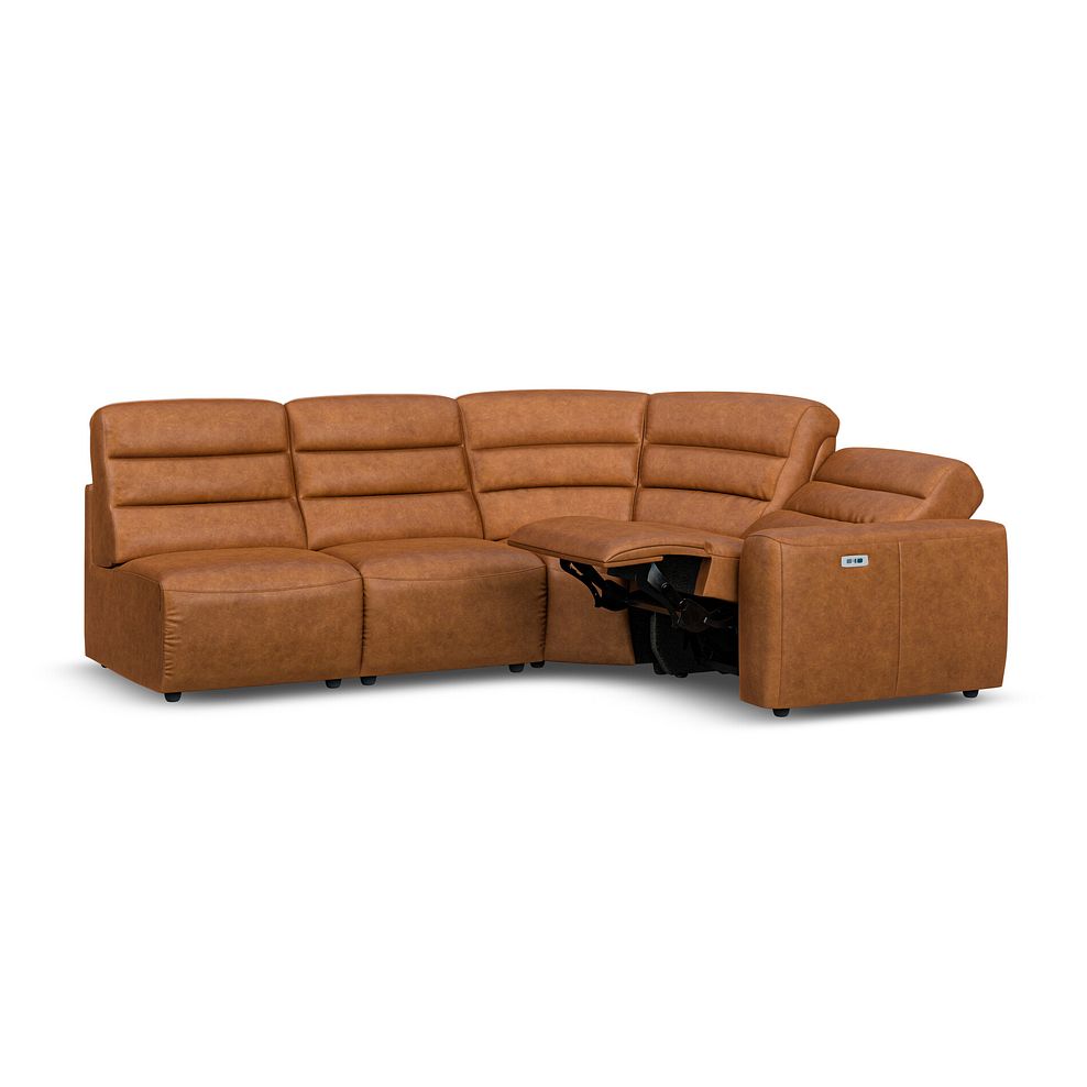 Cohen Group 5 ELectric Recliner in Virgo Cognac Leather 3