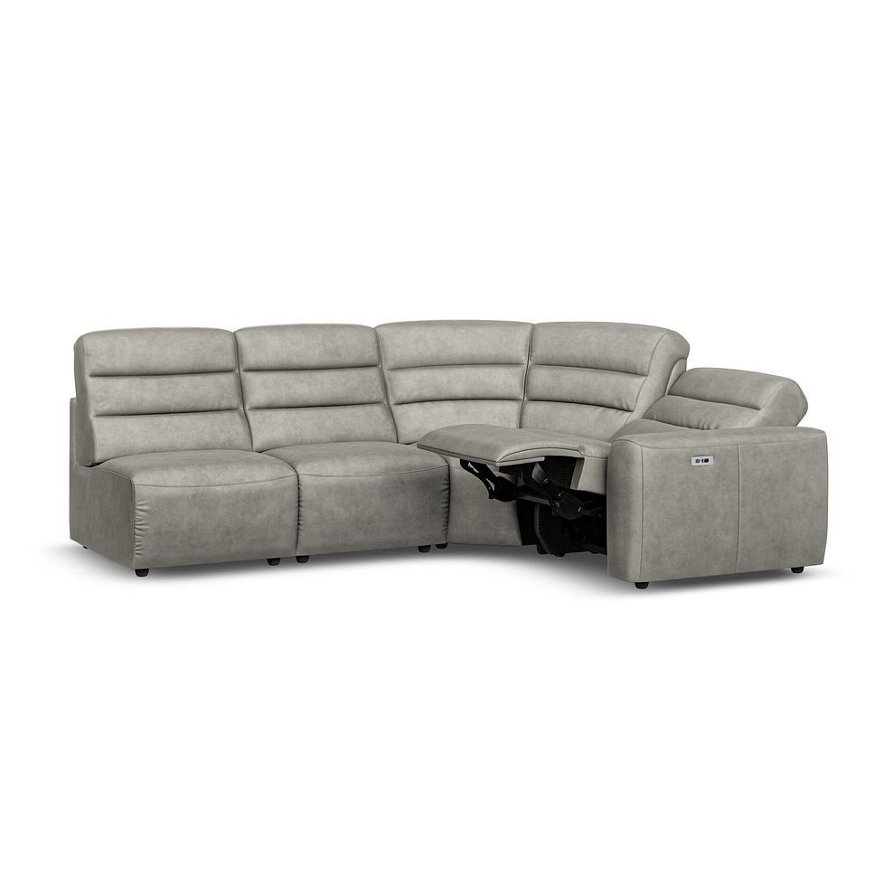Cohen Group 5 ELectric Recliner in Virgo Platinum Leather 3