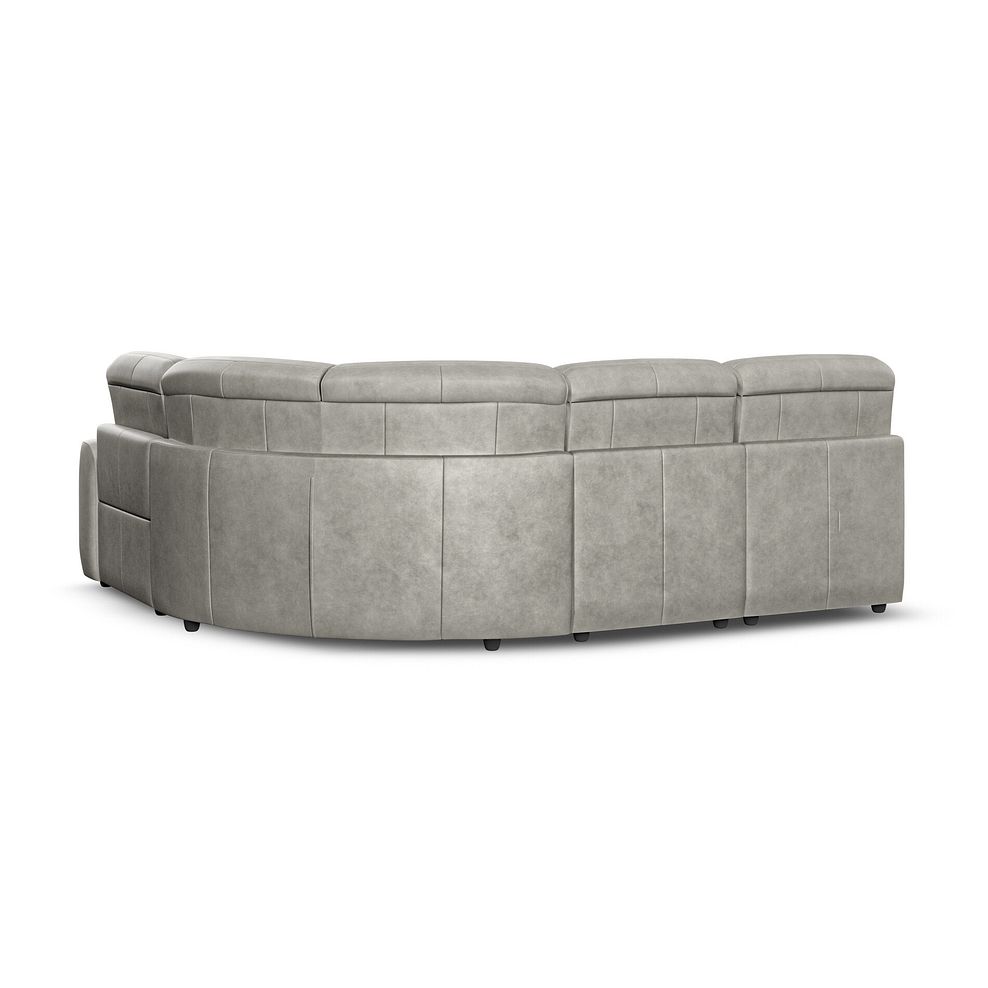 Cohen Group 5 ELectric Recliner in Virgo Platinum Leather 5