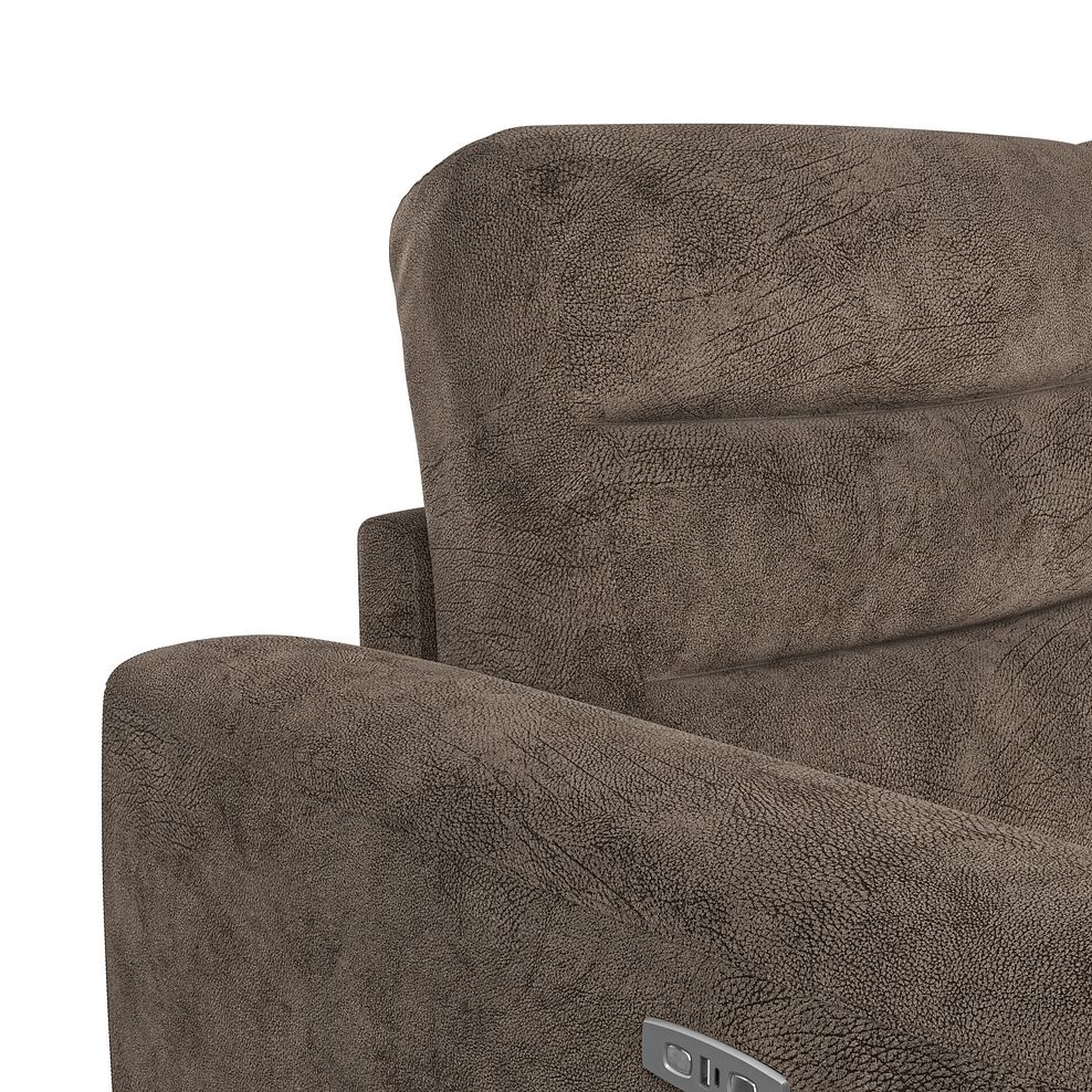 Cohen Group 8 Electric Recliner in  Dapple Chocolate Fabric 10