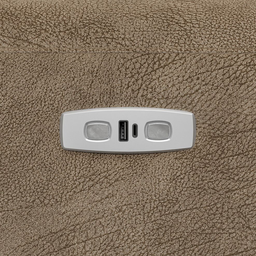 Cohen Group 8 Electric Recliner in Dapple Taupe Fabric 11