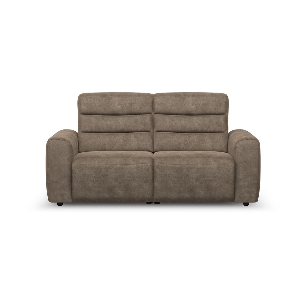 Cohen Group 8 Electric Recliner in Miller Earth Brown Fabric 5