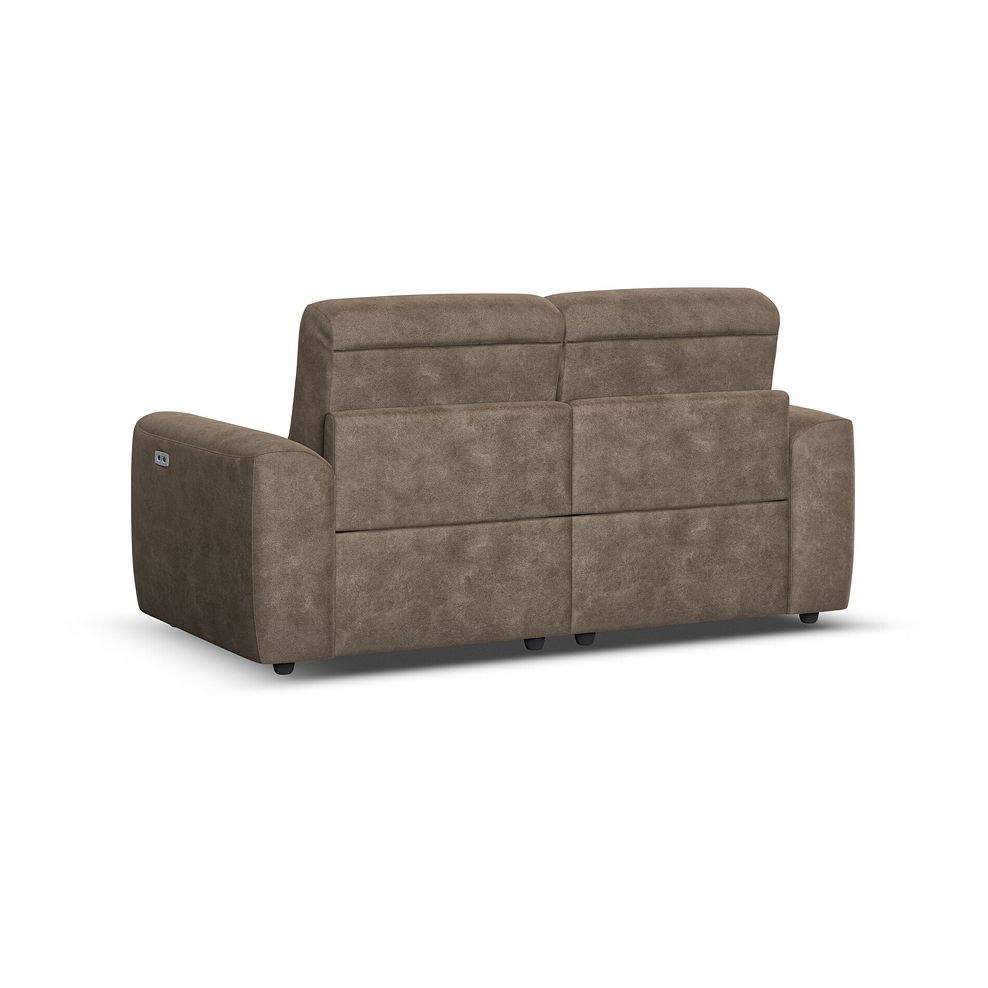 Cohen Group 8 Electric Recliner in Miller Earth Brown Fabric 6
