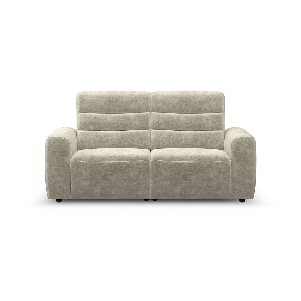 Cohen Group 8 Electric Recliner in Plush Beige Fabric 5