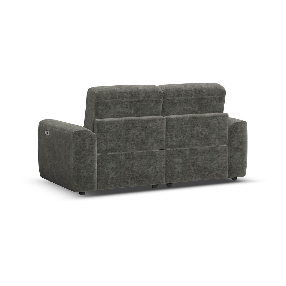 Cohen Group 8 Electric Recliner in Plush Charcoal Fabric 6